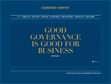 Tablet Screenshot of corstonsmith.com